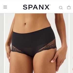 Size S NWT SPANX Undie-Tectable underwear in Black. NEVER WORN